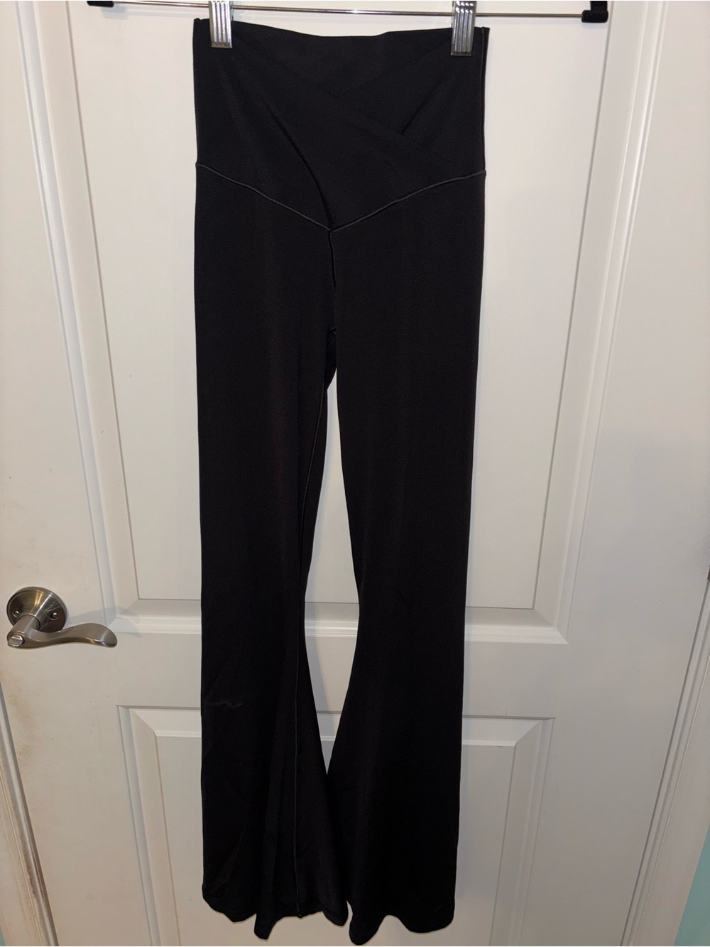 aerie Black High-Waist Flared Yoga Pants